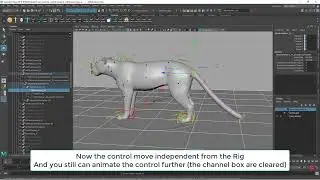 How to animate IK tails or necks independent from the body?