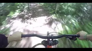 VR downhill mountain biking in 360!