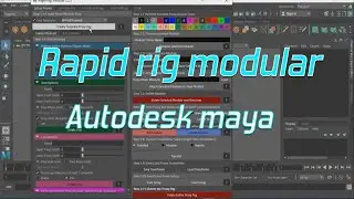 Rapid rig Modular for autodesk maya