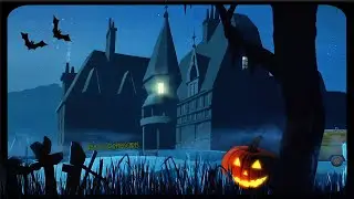 🎃 Halloween Night in a Spooky Haunted Mansion 👻 Scooby-Doo Special w/ oldies music from another room