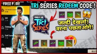 Free Fire Tri Series Redeem Code || Free Fire Redeem Code 20 April 2021 || FF Redeem Code Today