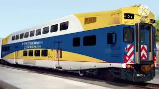 The Owl House City Express Bombardier Bilevel Cab Car