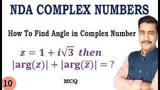 How To Find Angle in Complex Number NDA