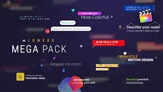 mLowers Mega Pack FCP Plugin - A Selection Of Diverse Lower Thirds for Final Cut Pro - MotionVFX