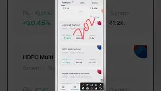 My Mutual Fund Portfolio Zerodha