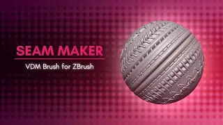 Seam Maker - Sewn Seam Finishes VDM Brush for ZBrush 2021