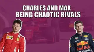 Charles LECLERC and Max VERSTAPPEN being CHAOTIC RIVALS for 6 MINUTES STRAIGHT