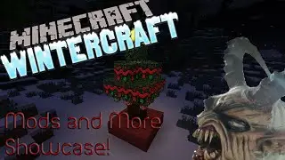 Minecraft Mods and Mod Review With KRAMPUS! WinterCraft Mod!