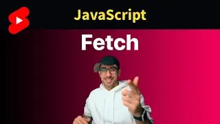 JavaScript Fetch API 👨🏻‍💻 in 1 Minute #shorts