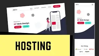 Figma To HTML - One Page Website - Hosting