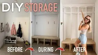 Build Your Own Storage | DIY Bench & Lockers