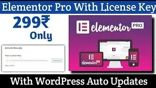 Download Elementor Pro With Original License Key At 299₹ Only