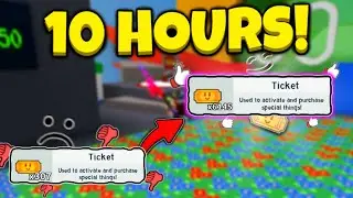 I Farmed *TICKETS* 10 Hours | Bee Swarm Simulator