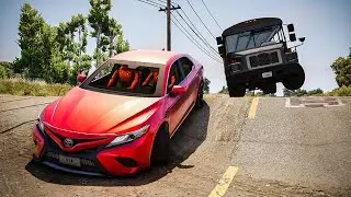 محاكي الحوادث - حوادث حفر واقعية (7)🚧🔥 BeamNG Drive