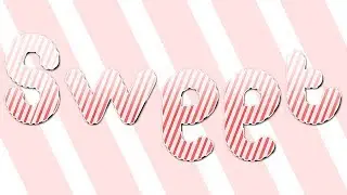 Gimp Tutorial: Candy Cane Text
