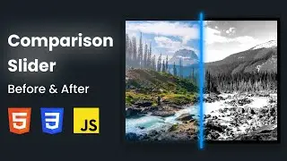 Image Comparison Slider Before and After Using HTML, CSS, JS | @DeveloperHub1 | #developerhub