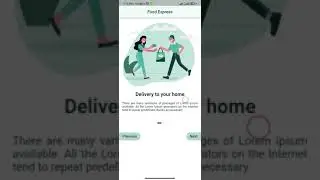 Splash Screen for food delivery app with flutter