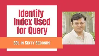 Index Used for Query - SQL in Sixty Seconds 088