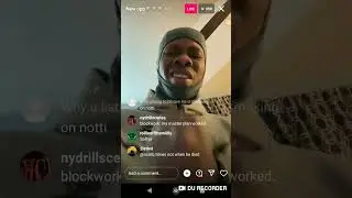 BlockWork smoking on new YG opp dead John Glo - IG LIVE