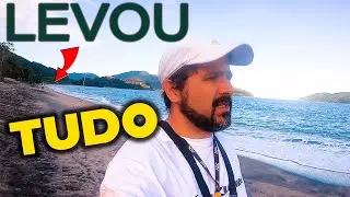 Fish took the rod and everything in beach fishing! Surfcasting