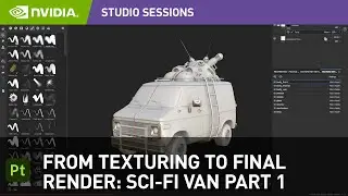 From Texturing to Final Render in Adobe Substance Painter - Sci Fi Van Part 1 w/ Vladimir Petkovic