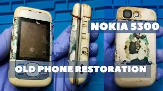 Restoring nokia 5300 | old nokia phone restoration | how to repair old phone | Restoration videos