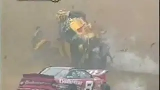 Steve Park Pocono crash - Live w/Replay