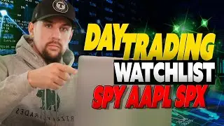 Day Trading Watchlist - SPY AAPL SPX