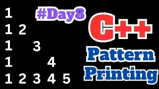 Pattern Printing in C++ Program | Hollow number pyramid pattern printing