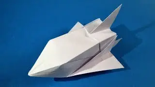 How To Make a Easy Paper Spaceship Model - Origami Spacecraft