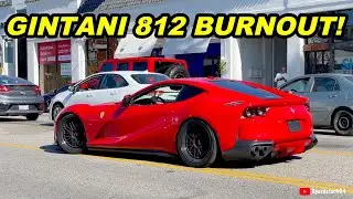 INSANE Gintani 812 Superfast BURNOUT & Revs!