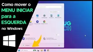 Como Mover o MENU INICIAR para a ESQUERDA no Windows