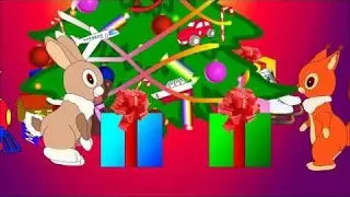 Учимся читать по слогам складам. Склад МЁ. Развивающие мультики для самых маленьких про Новый Год.