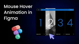 Trending Mouse Hover Animation in Figma Tutorial 2023 | 