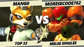 GOML X - Mango (Fox) Vs. Morsecode762 (Samus) Smash Melee - SSBM