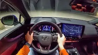 2022 Lexus NX350h - POV Night Drive (Binaural Audio)