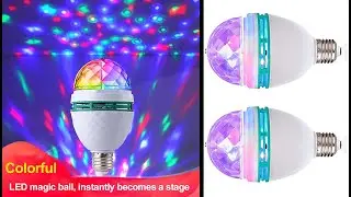 LED DJ Disco Moving Bulb Light Multi Color