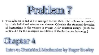4.7 Two systems A and B are arranged so that their total volume is constant