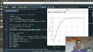 Solving a Second Order Critically Damped System using Control System Toolbox and Scipy in Python