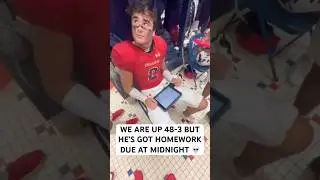 It’s called STUDENT-athlete for a reason 🤣👏 