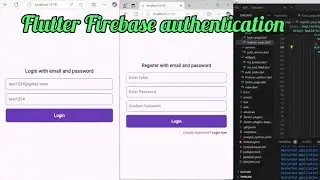 Authentication in Flutter and Firebase Easy Tutorial - Login Logout and Signup in Flutter Firebase