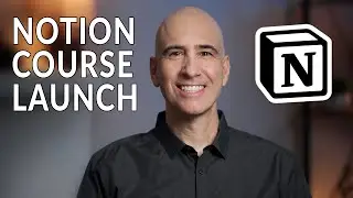 Notion Course Launch Announcement & YouTube Channel Expansion Plans