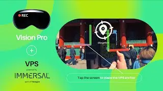Apple Vision Pro | #VPS Hack with #Immersal
