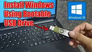 How to Re-Install Windows 10 Using USB Bootable Drive and Fixes Corrupted Windows Operating System.