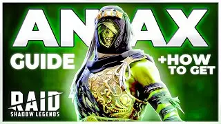 Anax Raid Shadow Legends 🔥 Unkillable Clan Boss Build: Masteries, Gear 🔥 Guide 2024