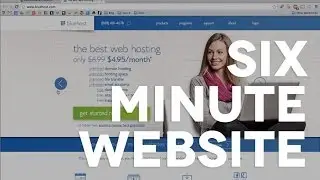 6-minute website: 01 Get a domain, hosting, and Wordpress installed with Bluehost