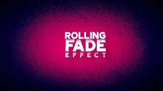 Rolling Fade Text Animation In Alight Motion