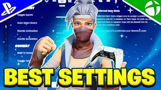 NEW BEST Controller SETTINGS + Sensitivity for Console Players (Fortnite Tutorial)