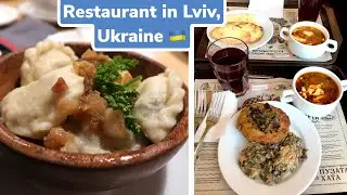 4 Restaurants to try in Lviv Ukraine