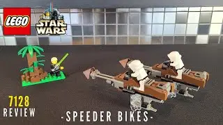 LEGO Star Wars Speeder Bikes 7128 Review!